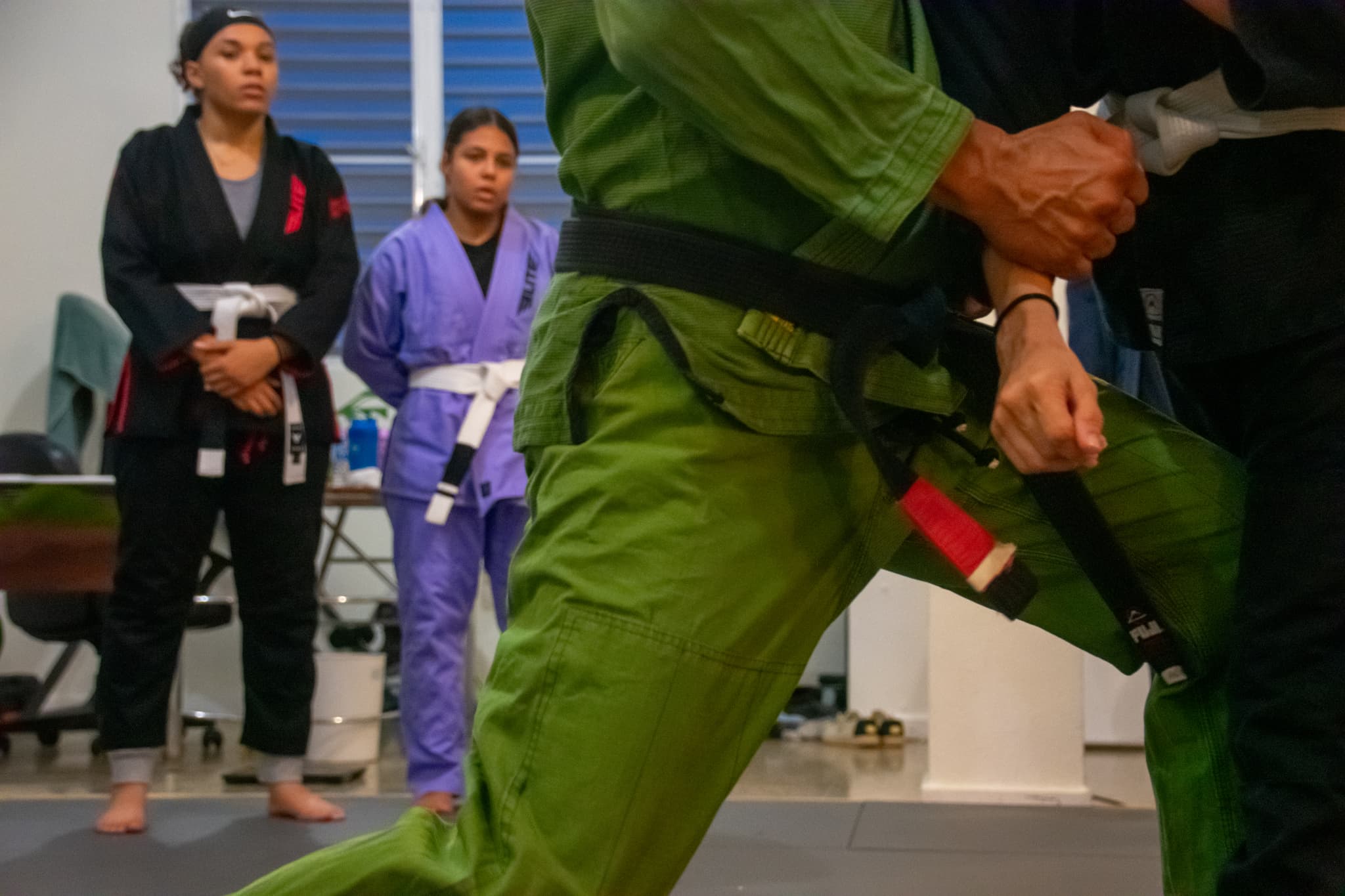 Sesión de sparring de Jiu-Jitsu Brasileño